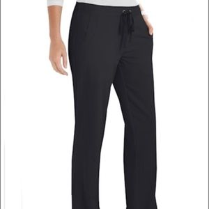 Healing Hands Purple Label: Taylor 2 pocket XS drawstring scrubs (color black)